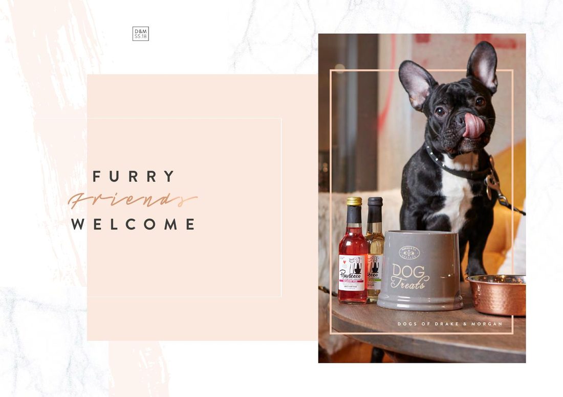 SS18 lookbook spread: Furry friends welcome