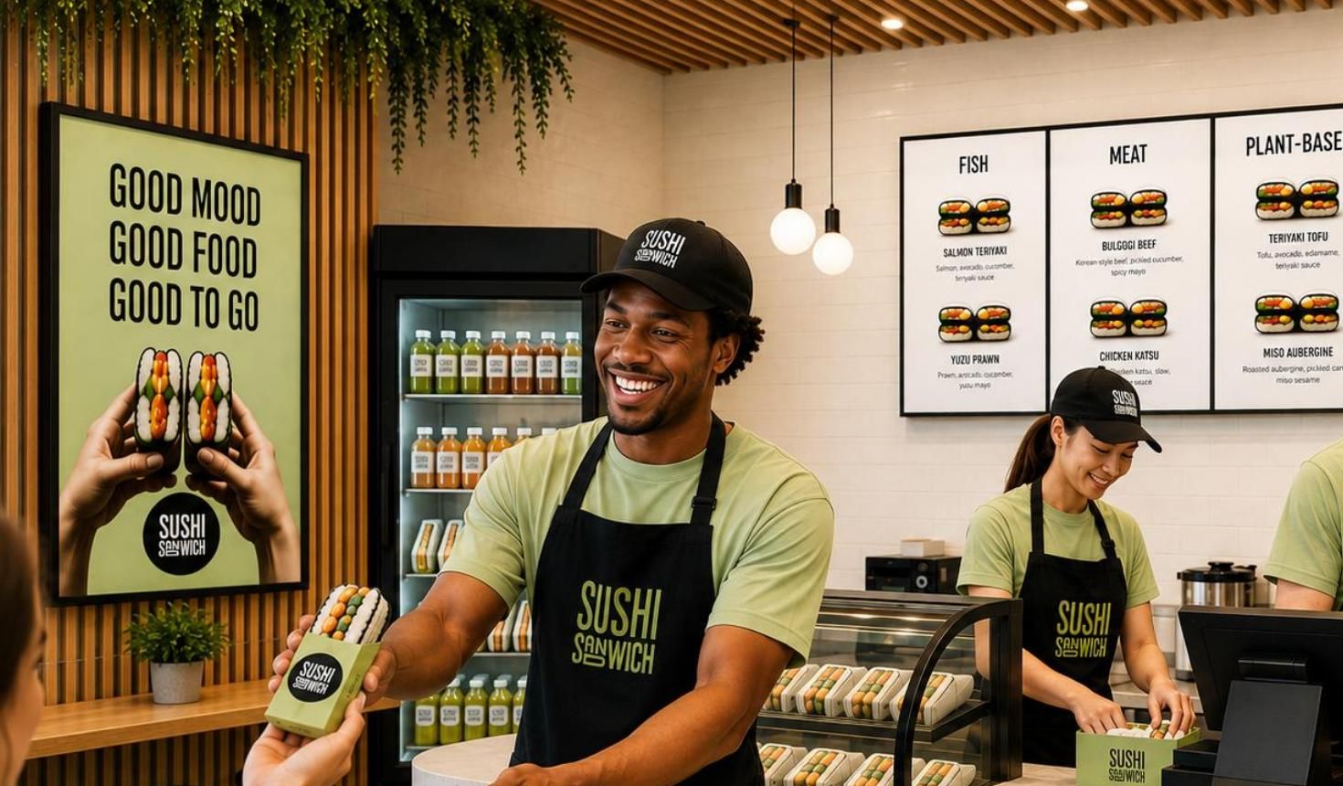 Sushi Sandwich store counter