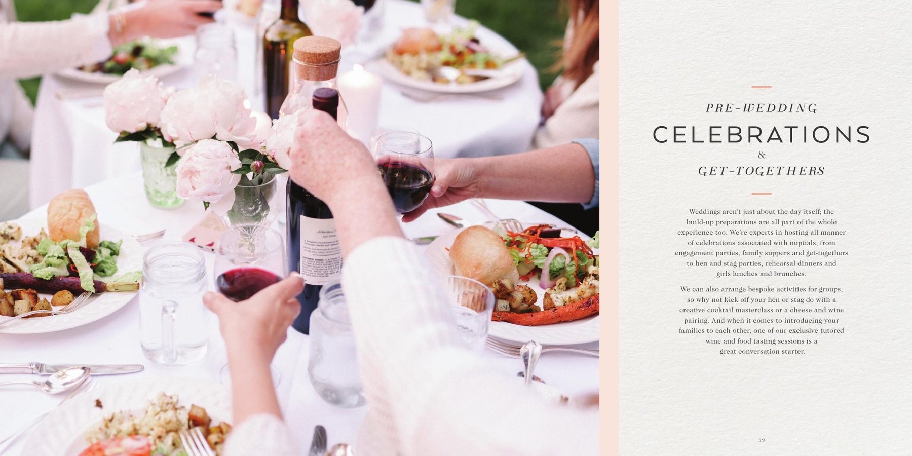 Pre-wedding celebrations and get-togethers
